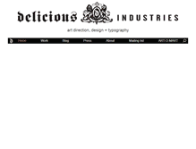 Tablet Screenshot of deliciousindustries.com